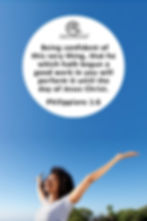 Happy woman with outstretched arms toward Heaven