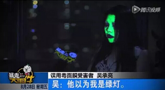 Chemistry in Whitening Mask - Becoming the Green Lantern?