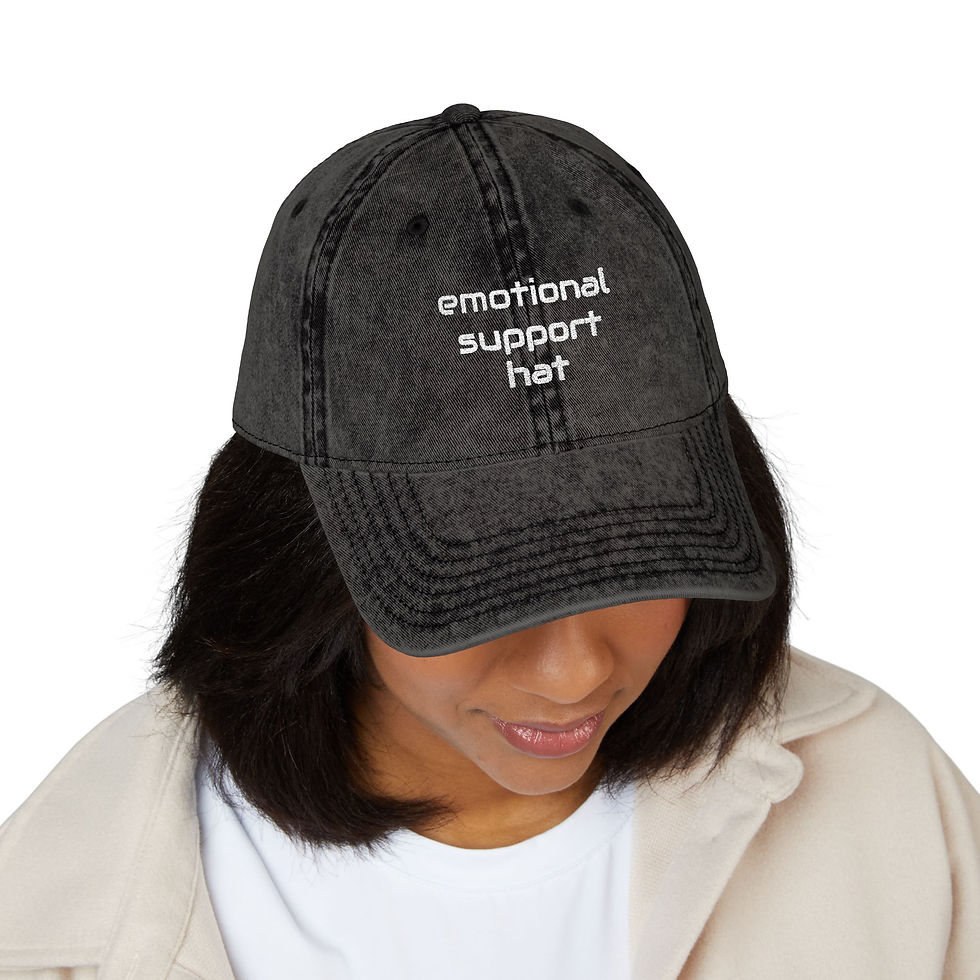 Thumbnail: Emotional Support Vintage Baseball Cap
