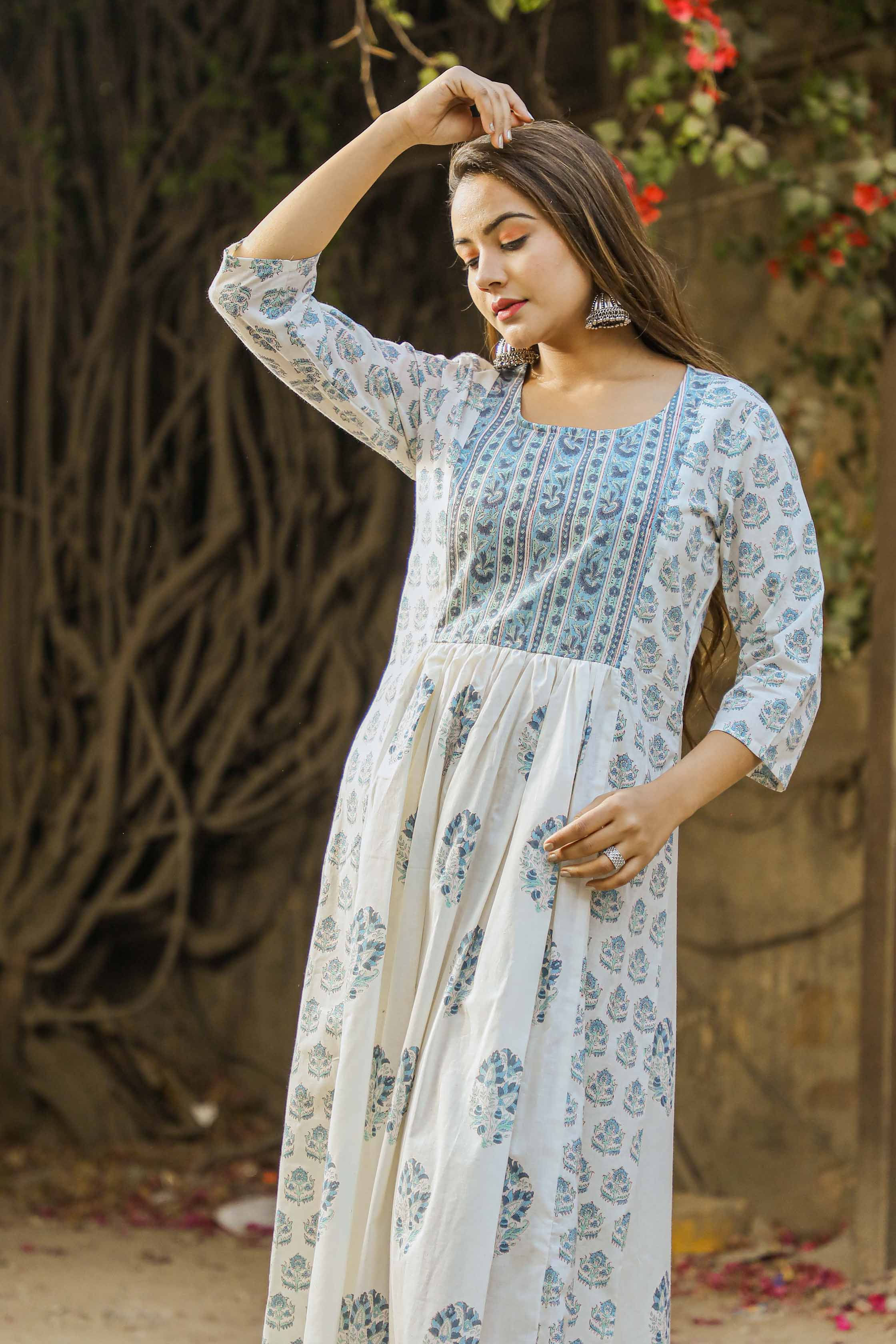 Neel Kamal Hand Block Printed Dress