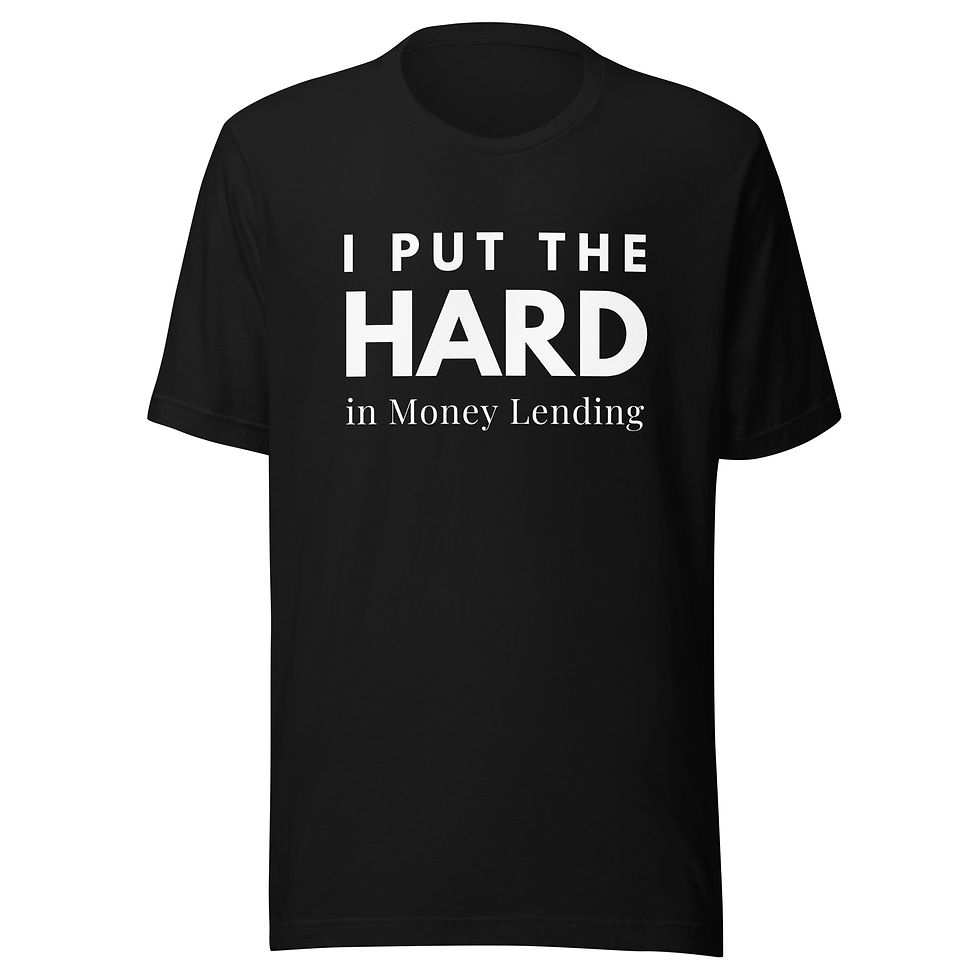 Thumbnail: I Put the HARD in Money Lending - Unisex t-shirt