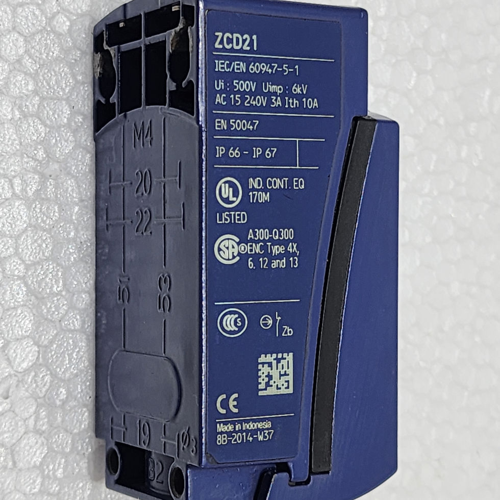 ZCD21 limit switch body from TELEMECANIQUE, compact, 1 NC + 1 NO snap-action. Available at Versatile Marine.