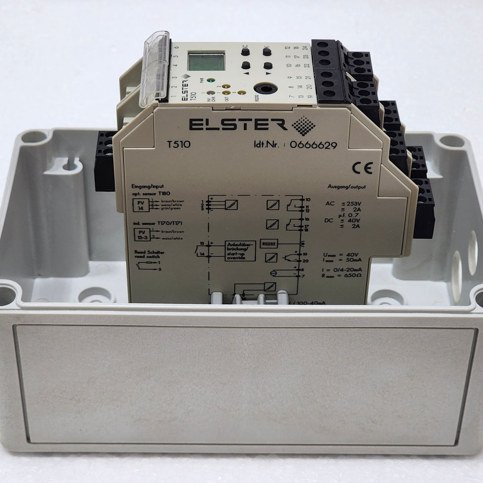 Versatile Marine ELSTER T510 FIU-UFC-1 0666629 Frequency Converter, KFU8-UFC-1.D, Side View.
