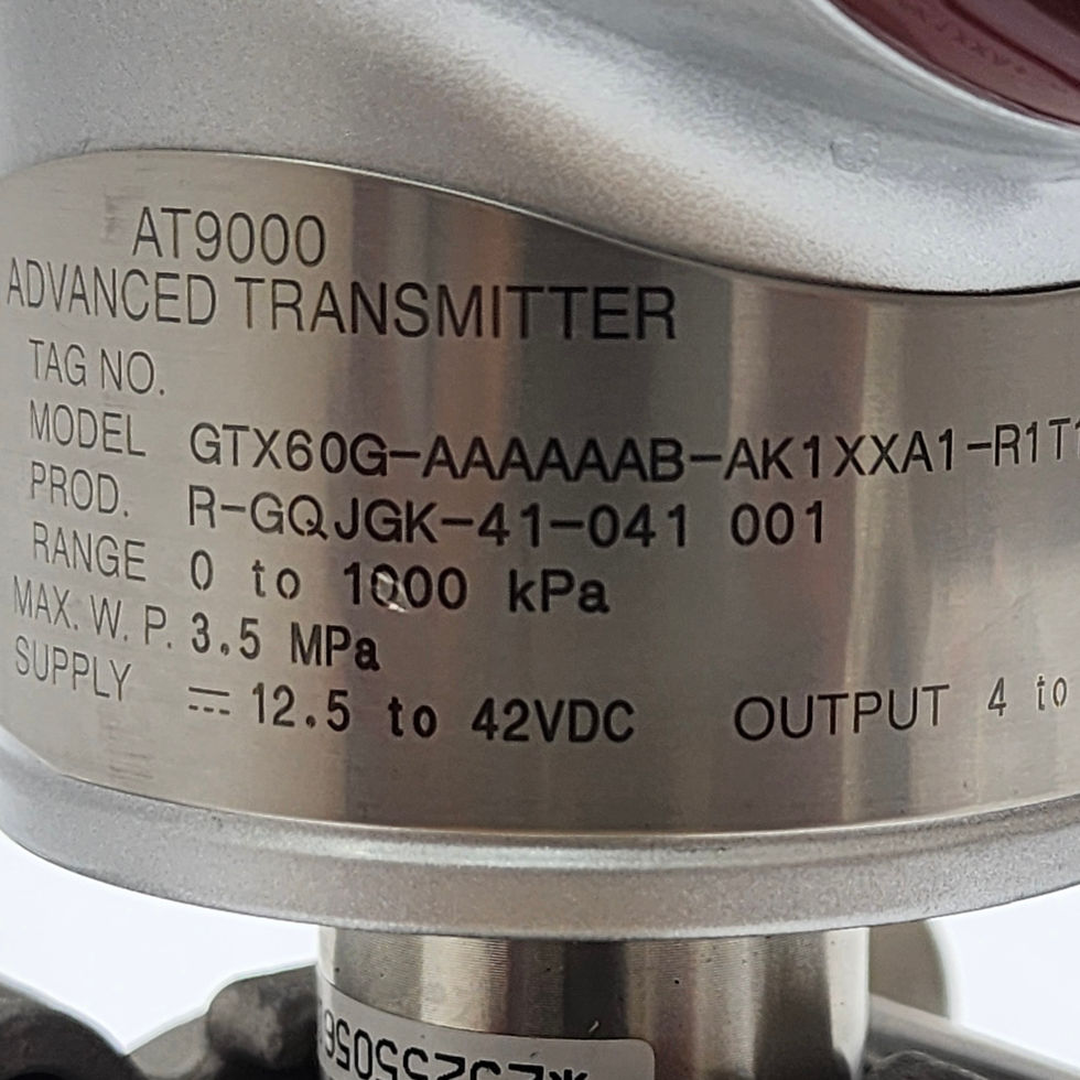 Azbil Corporation GTX60G-AAAAAAB-AK1XXA1-R1T1 Gauge Pressure Transmitter 0-1000 kPa AT9000 Advanced Transmitter