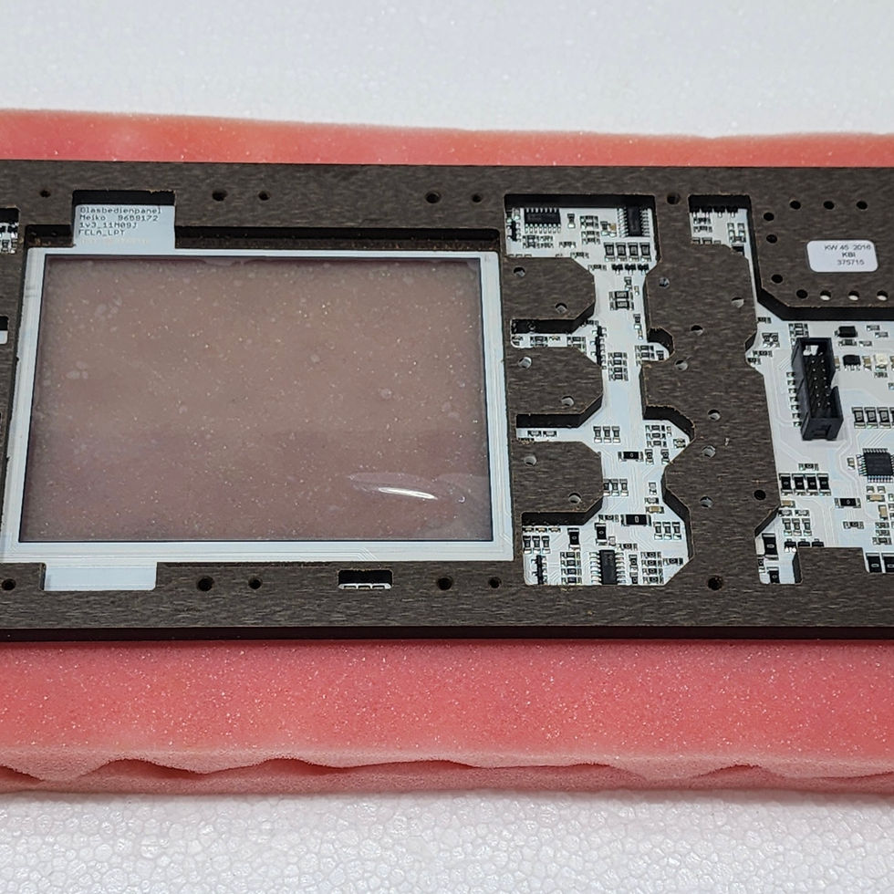 Versatile Marine Meiko 9659172 Touch Glass Display Control Panel M-iQ, Back View.