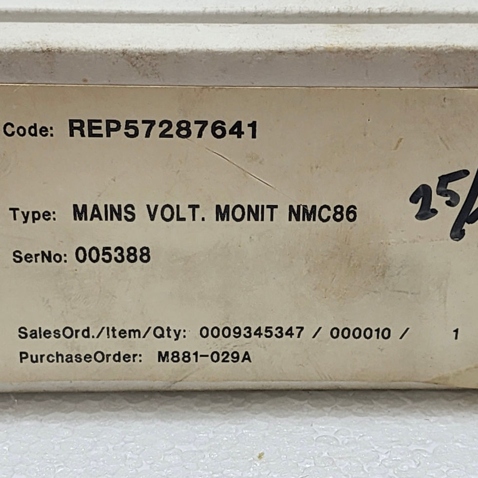 ABB Stromberg NMC86 Mains Voltage Monitor 57287641 G REP57287641