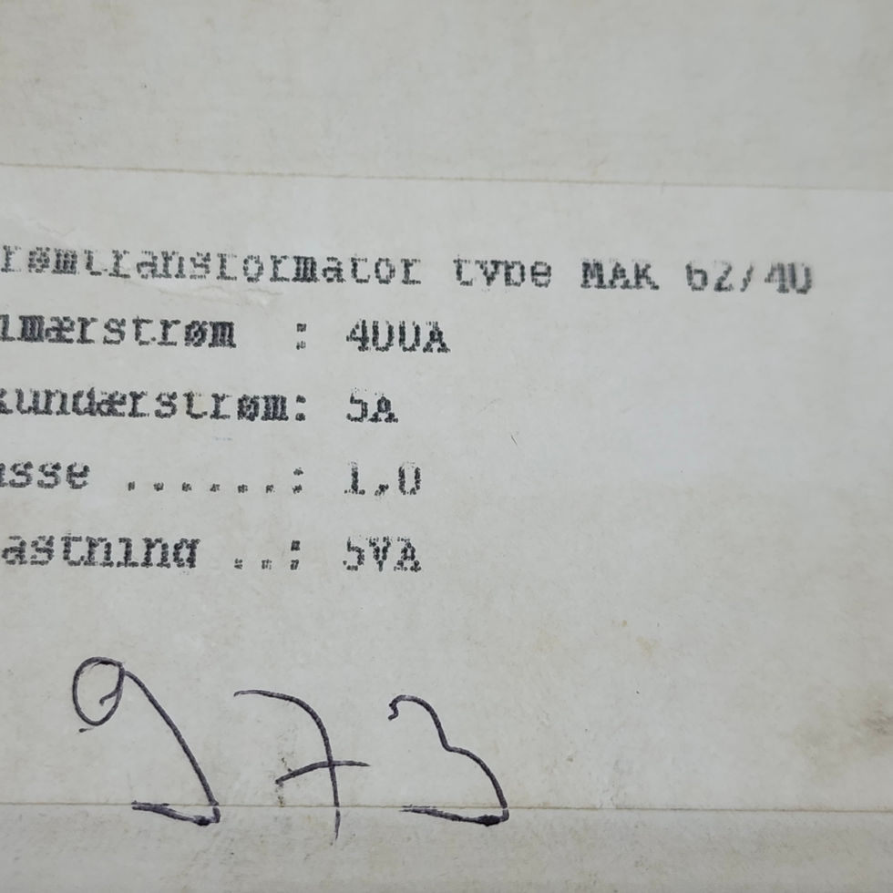 Deif MAK 62/40 400/5A Current Transformer 5VA 400005144