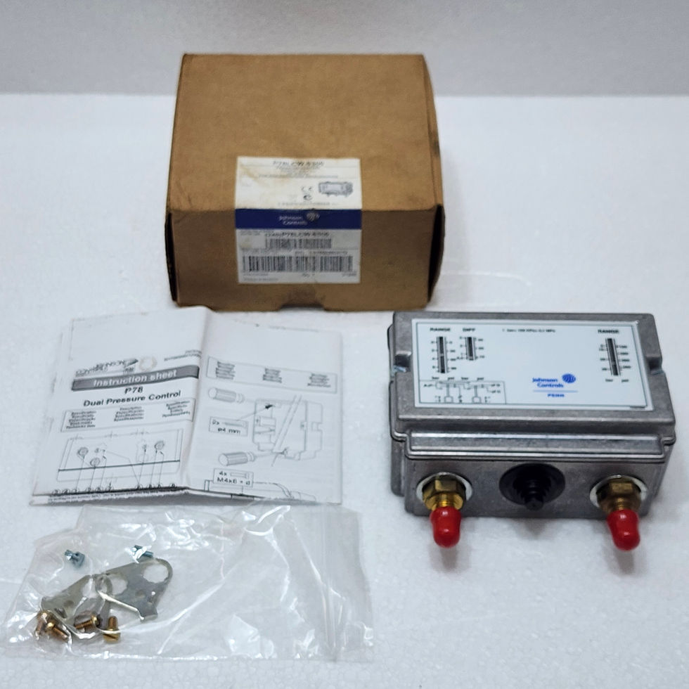 The Johnson Controls P78LCW-9300 is a dual LP/HP pressure switch, available at Versatile Marine.