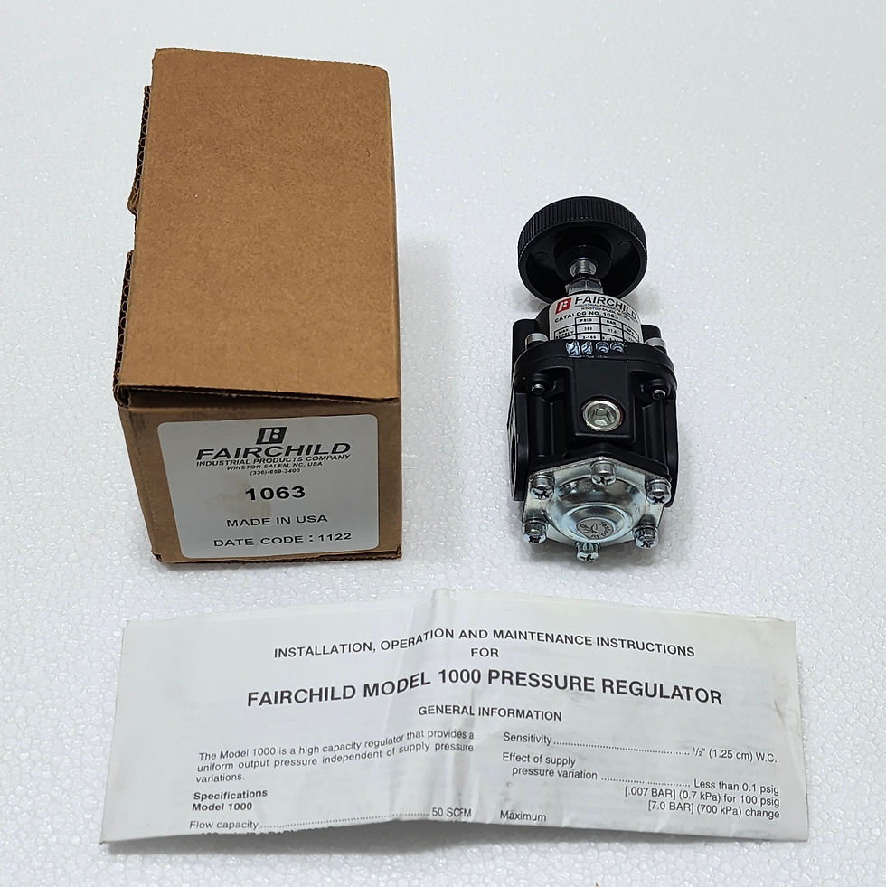 Fairchild 1063 Model 1000 Precision Pressure Regulator, 2-150 psig, 3/8 NPT