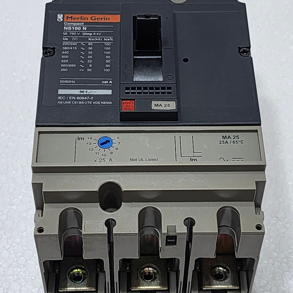 Versatile Marine offers the Merlin Gerin NS100N MA25, 25A 3-pole circuit breaker for efficient protection.