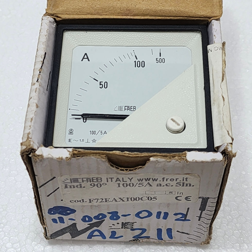 Versatile Marine FRER F72EAX 100C05 Ammeter, analog with 90° scale, 100/5A for industrial use.