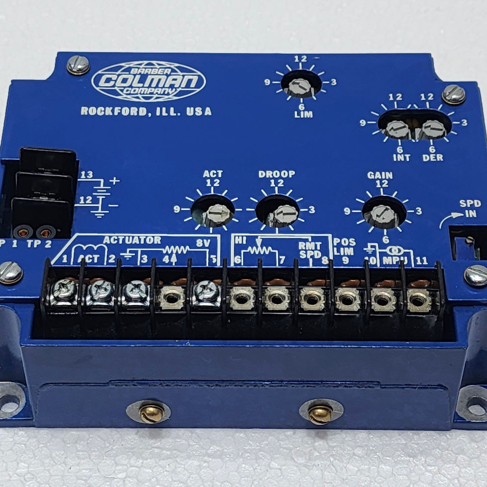 BARBER COLMAN DYN1 10506-004-0-24 Speed Controller, CE-certified, durable. Available at Versatile Marine.