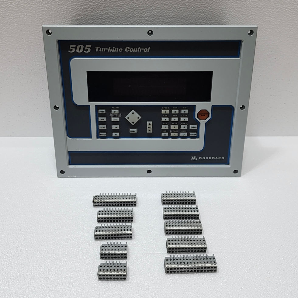 Woodward 505E Digital Governor 9907-166 Rev. Y Steam Turbine Control 125V AC/DC Woodward 505 Turbine Control