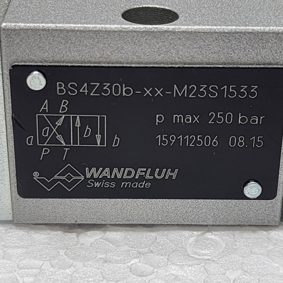 BS4Z30B-XX-M23S1533 Solenoid Valve, high-performance 250 bar, 24VDC model, available at Versatile Marine.