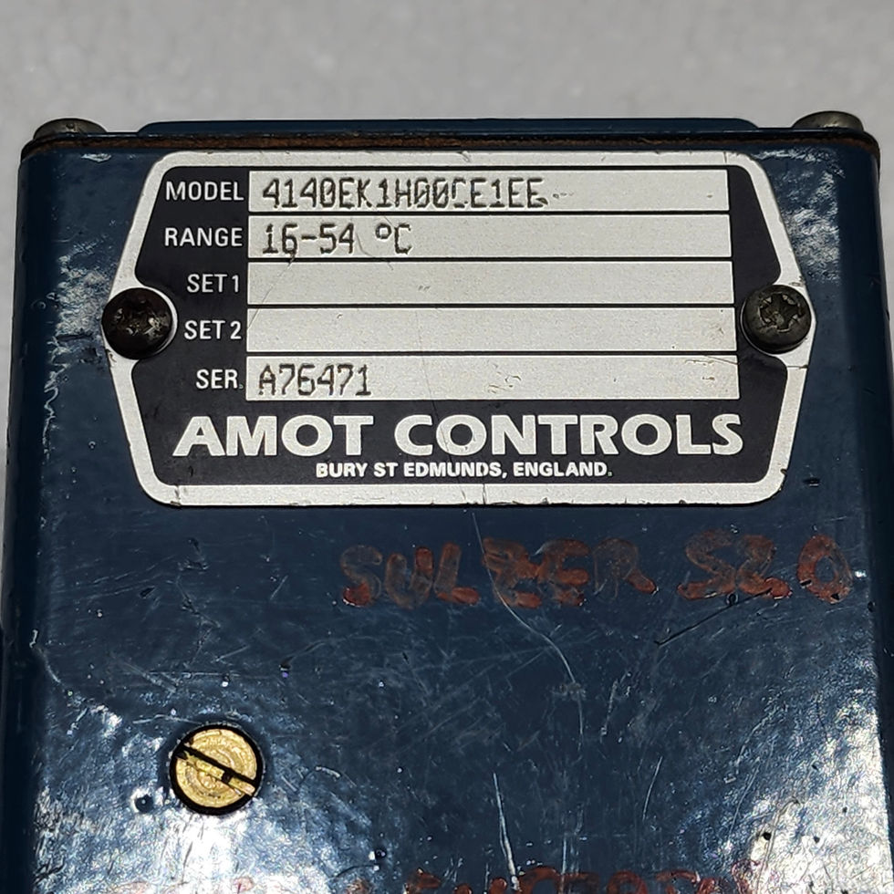 Versatile Marine provides the AMOT 4140EK1H00CE1EE thermostat, 16-54°C, for reliable temperature control.
