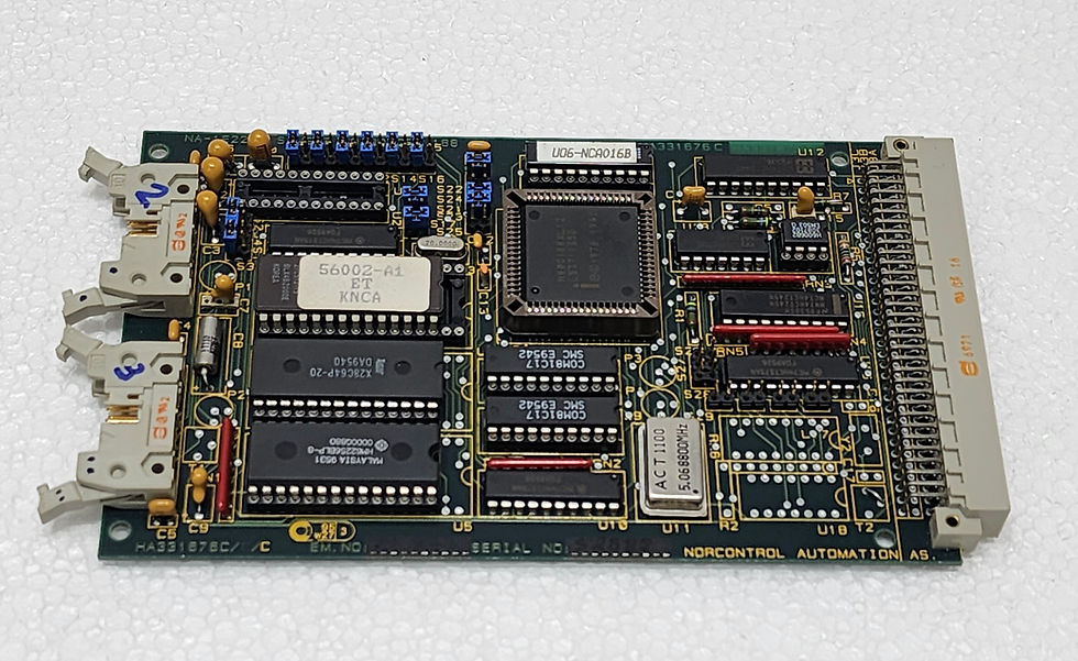 Kongsberg NA-1E220.1 Single Board CPU 188 Card Engine Telegraph System 6200091 HA331676C/C/C NorControl Automation NA1E220.1