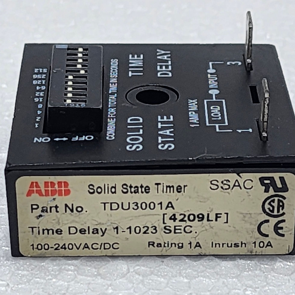 Versatile Marine ABB TDU3001A Solid-state delay-on-make timer 1-1023s, Side View