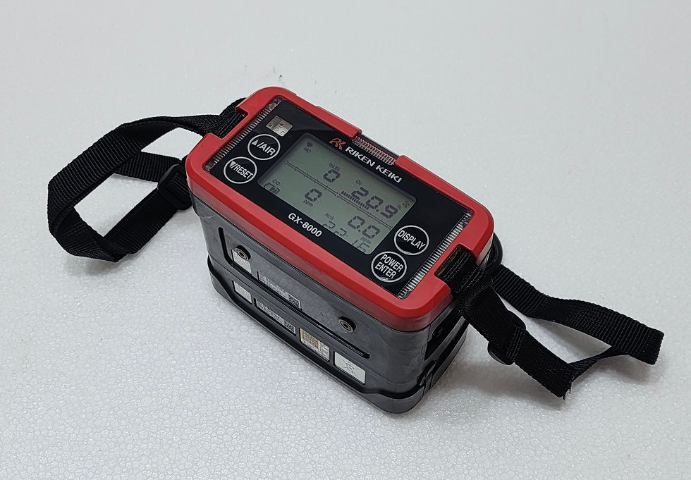 Riken Keiki GX-8000 (EX TYPE B) Portable Gas Monitor HC, O2, CO, H2S