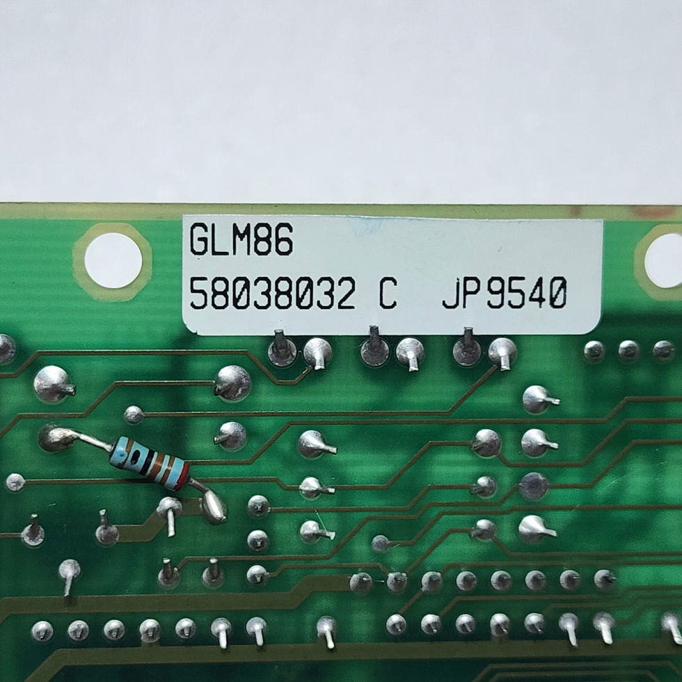 ABB GLM86 Earth Fault Supervision Board 58038032 Stromberg 5761721-7A GLM 86 Ground Leak Monitor Board
