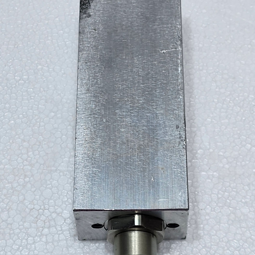 Versatile Marine REXROTH R934002710 OP2201032920 EM-VBSO-SEC30-20-F6 CETOP 3 Dual Overcentre Sandwich Valve, Rear View