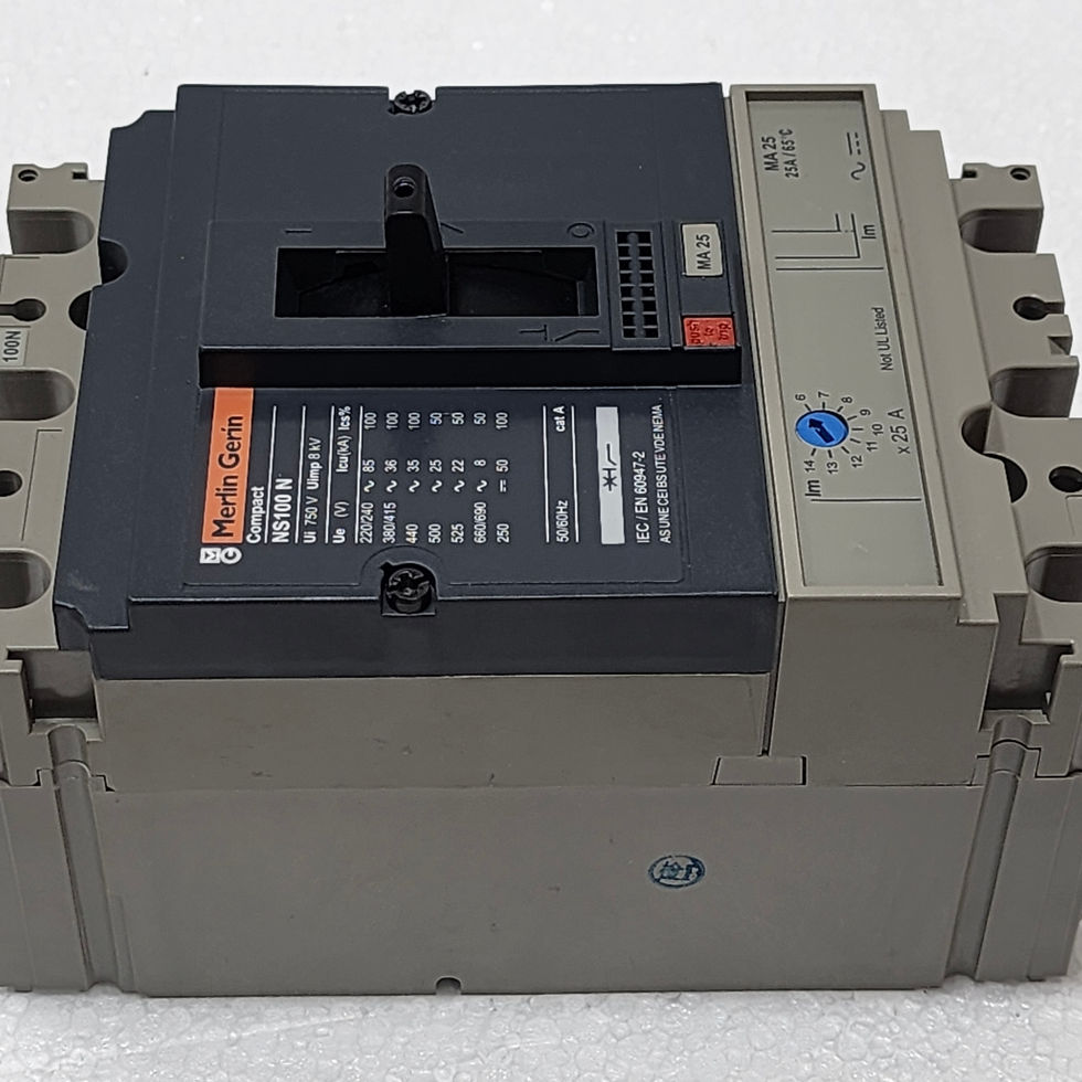 Ensure maximum protection with the 25A Merlin Gerin NS100N MA25 circuit breaker, available at Versatile Marine.