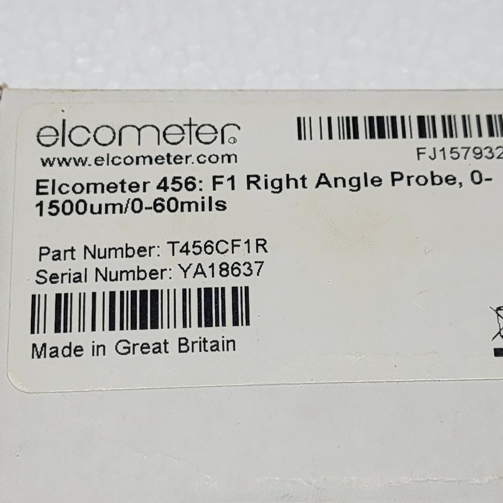 Elcometer 456 F Model S Thickness Gauge A456CFSS with F1 90° Probe T456CF1R 456S Ferrous Separate DFT Gauge