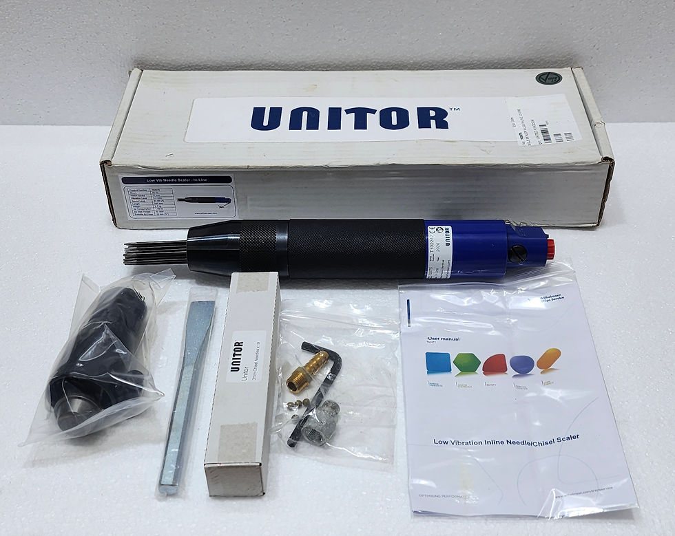 UNITOR 762675 VL223 VibroLo In-Line Needle / Chisel Scaler Pneumatic Air Powered Wilhelmsen Low Vibration Inline Scaler