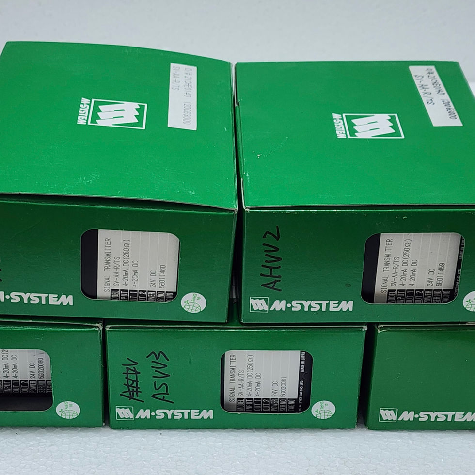 M-System SV-AA-R/TS Signal Transmitter 4-20mA 24VDC M-UNIT Signal Converter / Conditioner