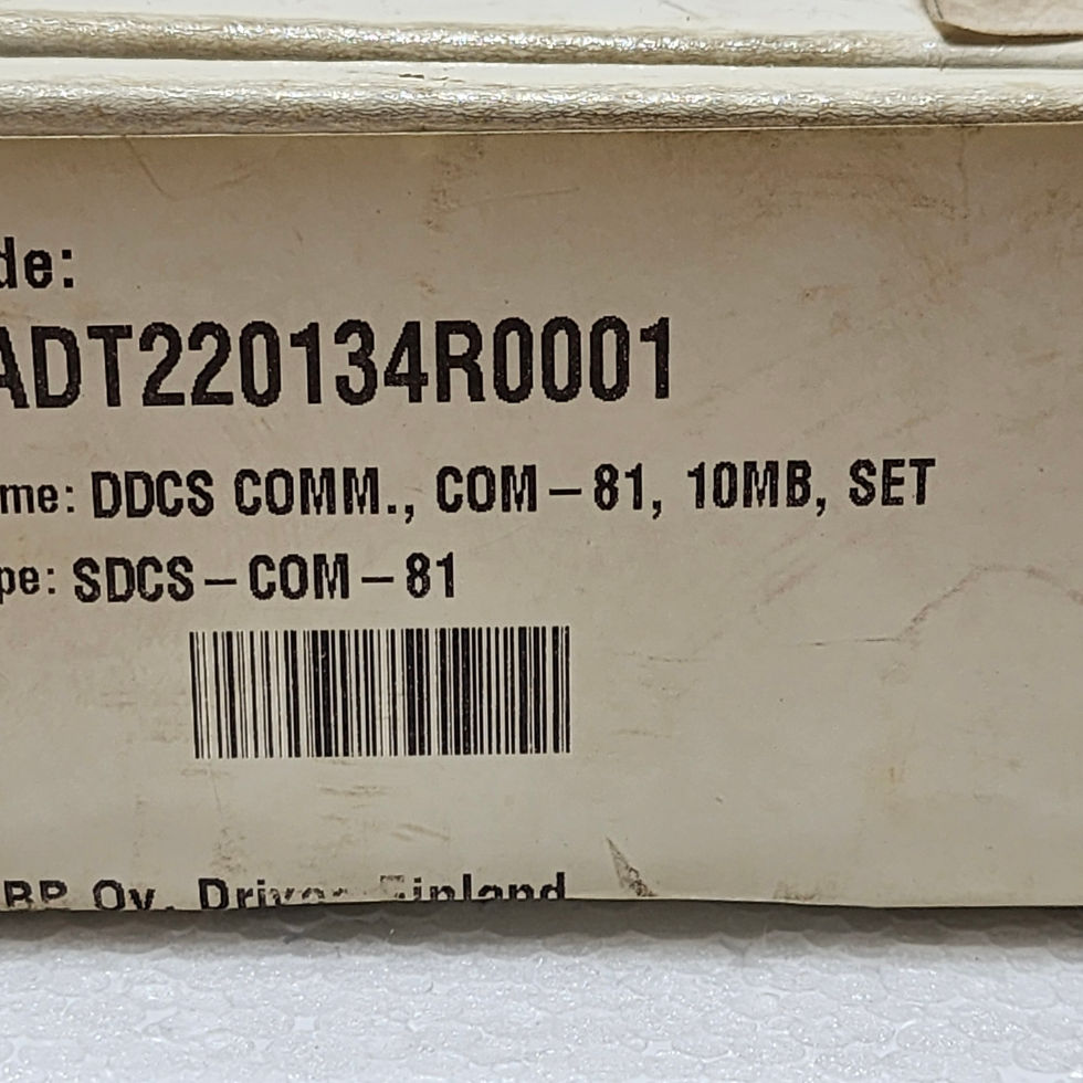 ABB 3ADT220134R0001 SDCS-COM-81 Fast optical DDCS Communication Module 10Mbd 3ADT314900R1502 Rev. M
