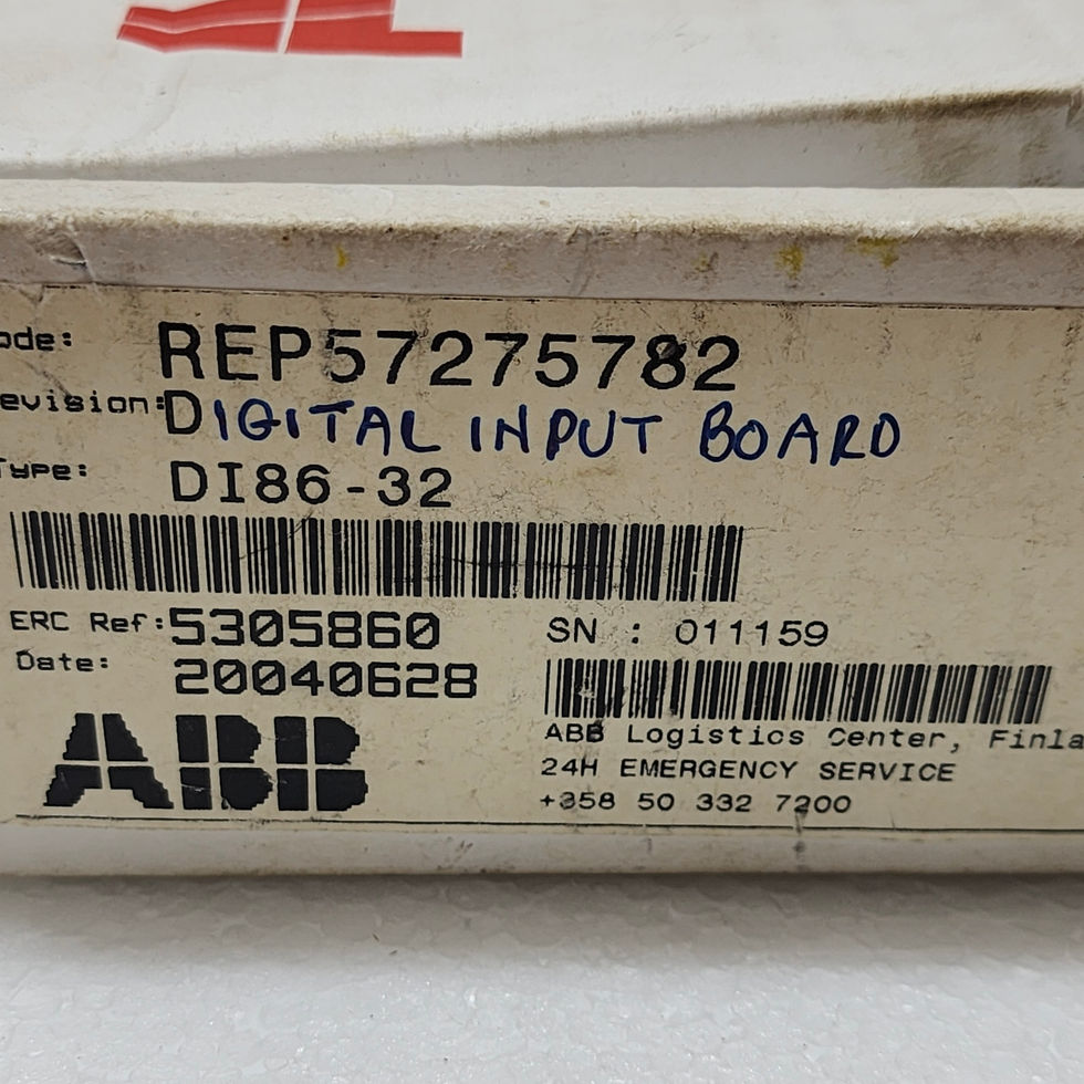 ABB Stromberg DI86-32 Digital Input Board 57275782 D SELMA REP57275782