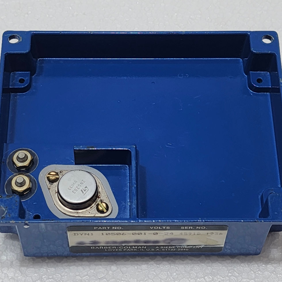 BARBER COLMAN Speed Controller DYN1 10506-001-0-24, engineered for governors, presented by Versatile Marine.