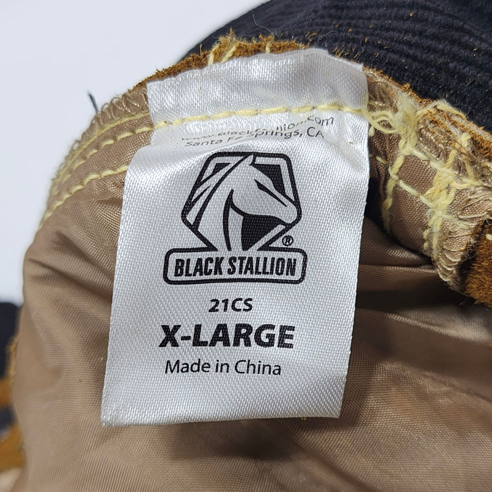 Revco Black Stallion 21CS Split Cowhide Leather Cape Sleeves