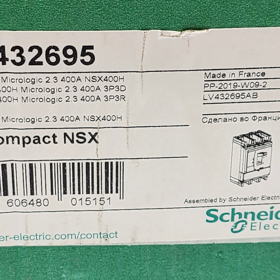 LV432695 Schneider NSX400H 400A 3P Compact circuit breaker Micrologic 2.3