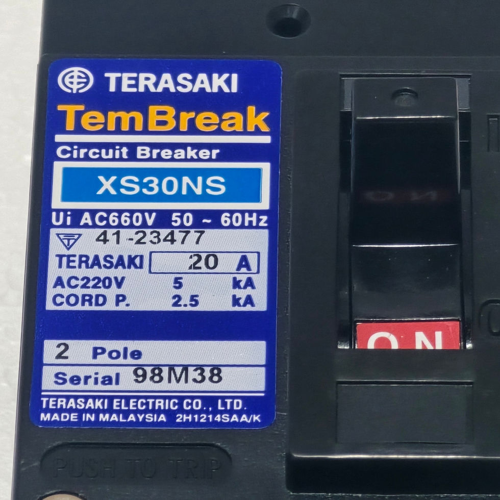 Terasaki Electric XS30NS 2P 20A FC TemBreak Circuit Breaker