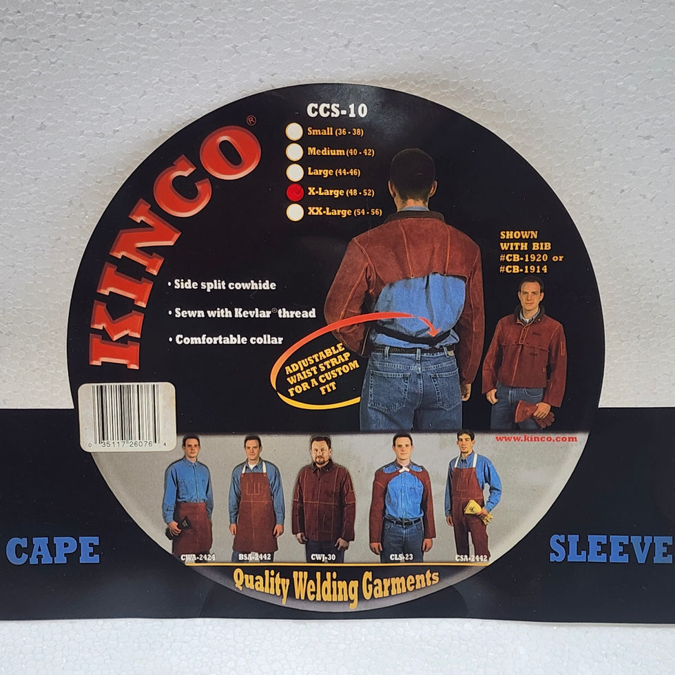 Kinco International CCS-10 Cape Sleeve, Size XL X-Large (48-52) CCS10 CCS 10