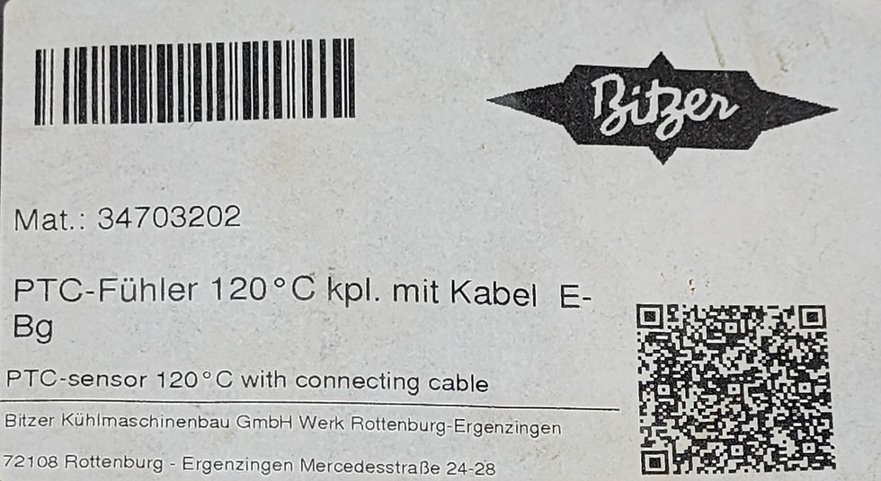 34703202 Bitzer 34 703 202 PTC sensor