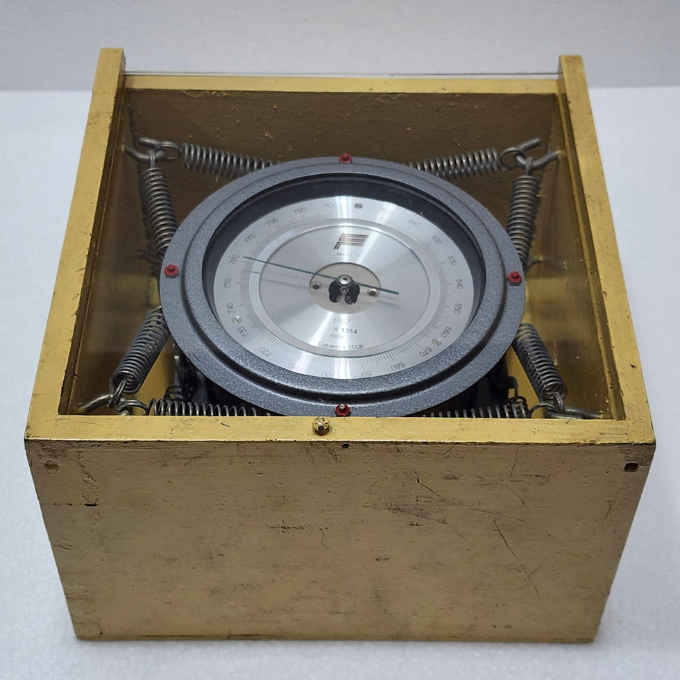Versatile Marine showcases the 1988 USSR-made M-67 Aneroid Barometer Control for maritime use.