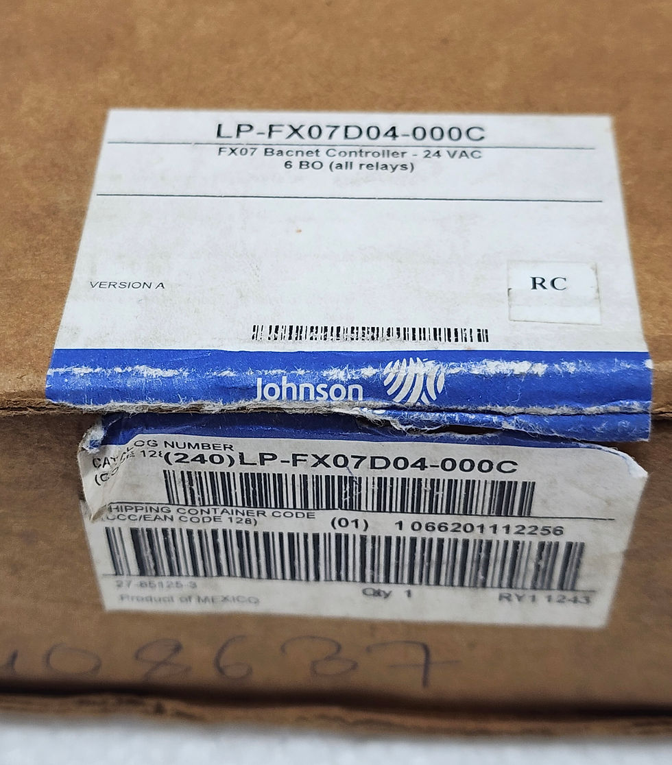 Johnson Controls LP-FX07D04-000C FX07 Facility Explorer Bacnet Controller 24VAC