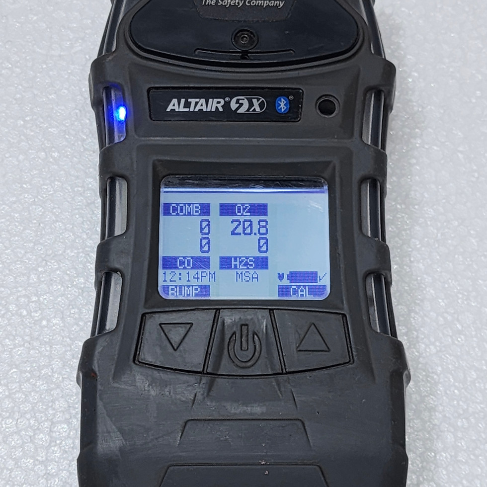 MSA ALTAIR 5X Multigas Detector Kit, Bluetooth, Monochrome Display, Probe, (LEL, O2, CO, H2S)
