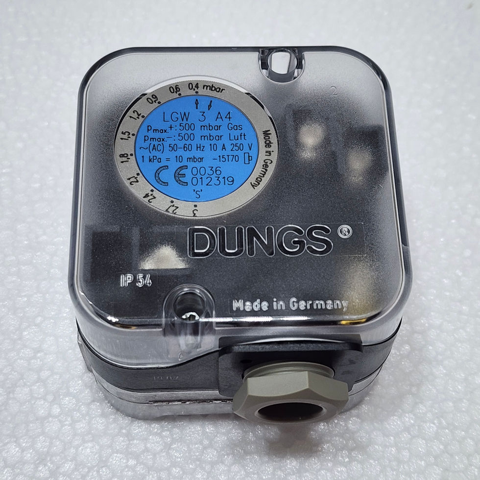 DUNGS LGW 3 A4 Air Pressure Switch 0.4-3 mbar LGW-3-A4 LGW3A4 Pmax 500 mbar Sunflame Genuine Parts Incinerator
