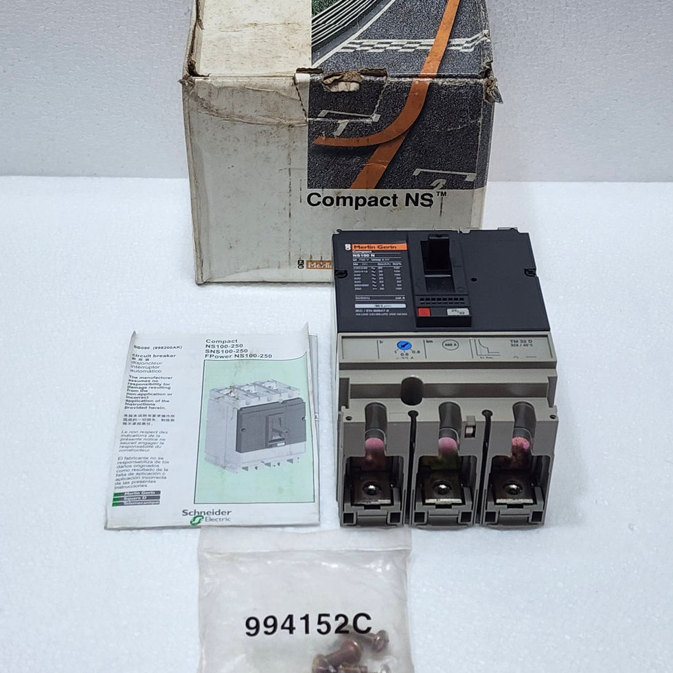 For secure electrical protection, choose the 32A Merlin Gerin NS100N TM32D 3-pole circuit breaker from Versatile Marine.