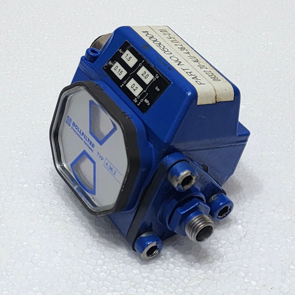BOLL 4.36.2 Differential Pressure Indicator, 1.5/2 bar, robust construction. Available at Versatile Marine.