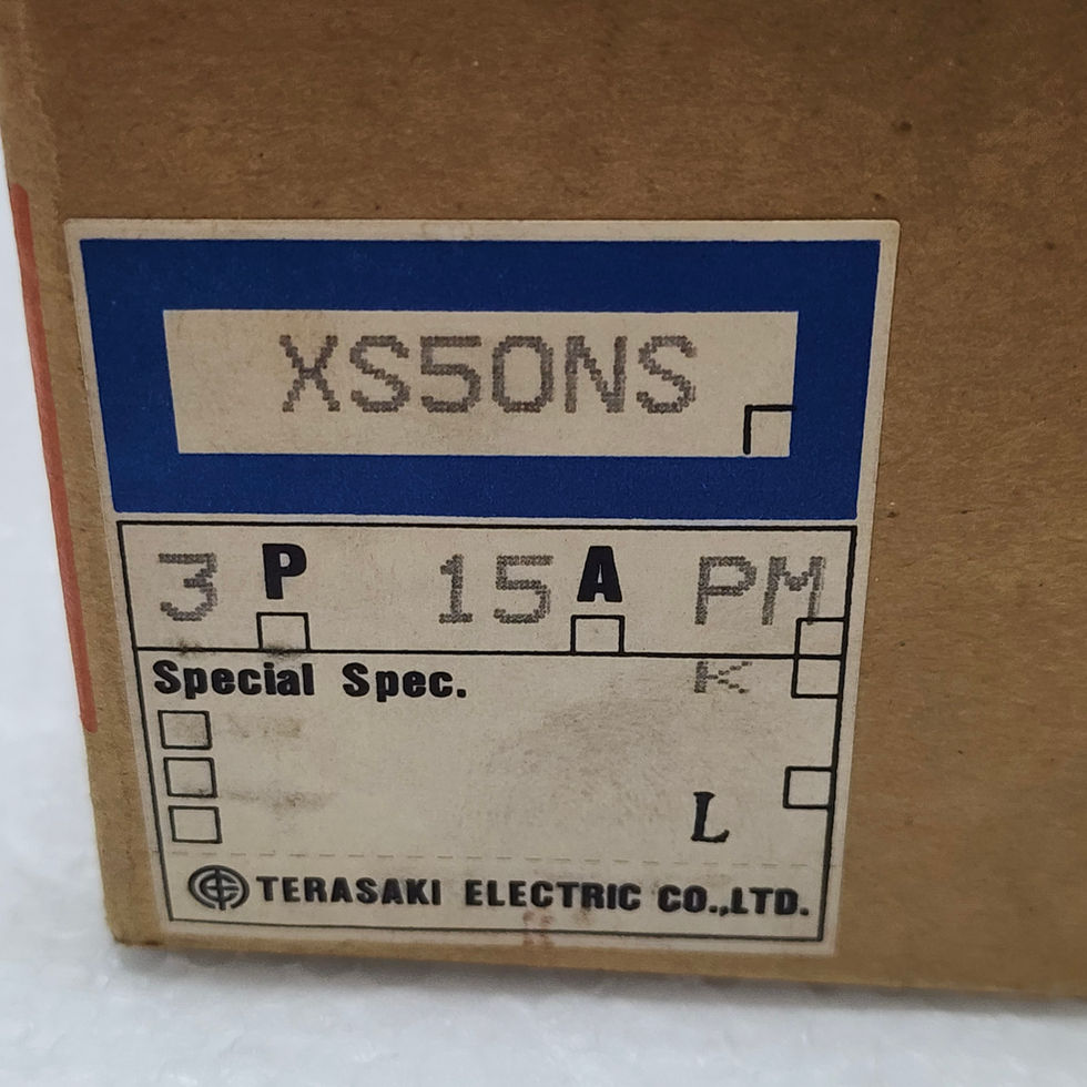 Terasaki XS50NS 3P 15A PM TemBreak Circuit Breaker