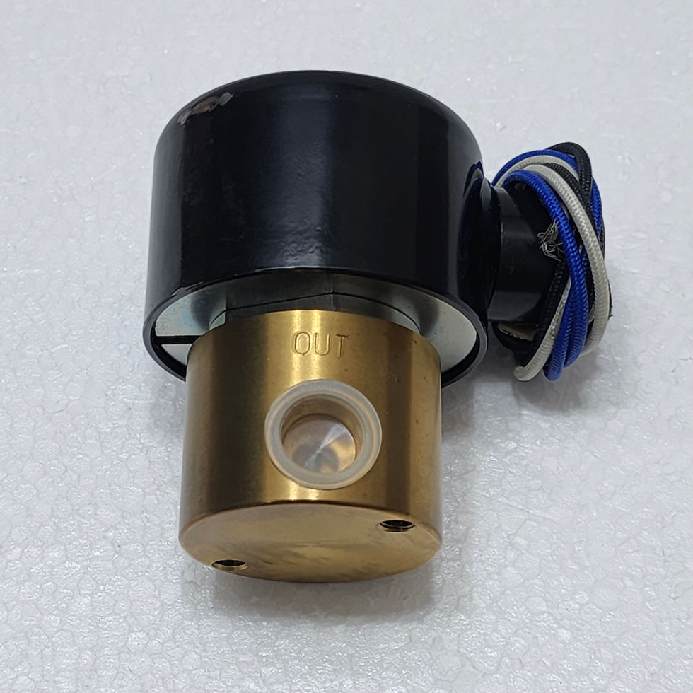 Versatile Marine CKD HO-03-215 AC100V Burner Solenoid Valve, Bottom View.