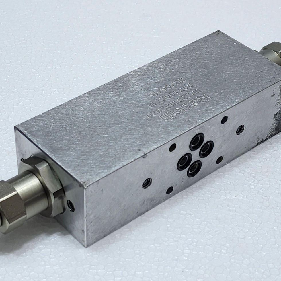 Versatile Marine REXROTH R934002710 OP2201032920 EM-VBSO-SEC30-20-F6 CETOP 3 Dual Overcentre Sandwich Valve, Bottom View