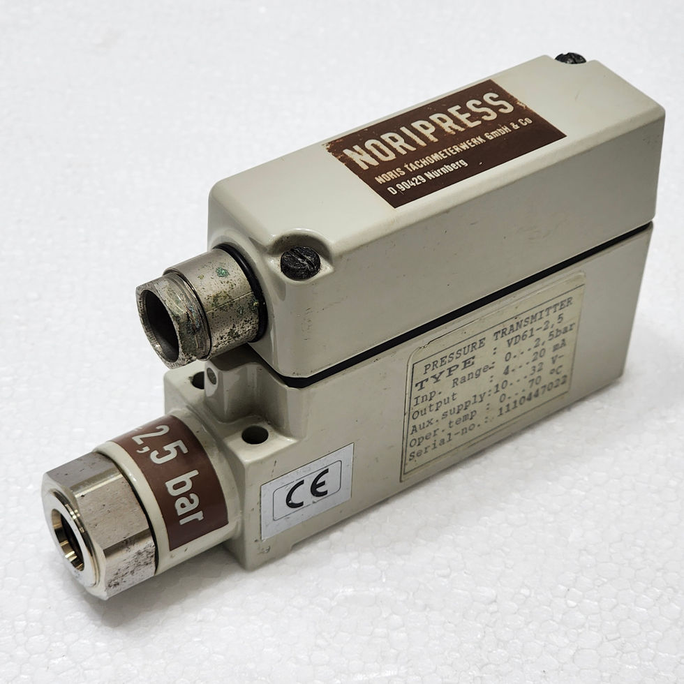 Versatile Marine NORIS VD61-2.5 Pressure Transmitter, measuring 0-2.5 bar, Pmax 2.5 bar.