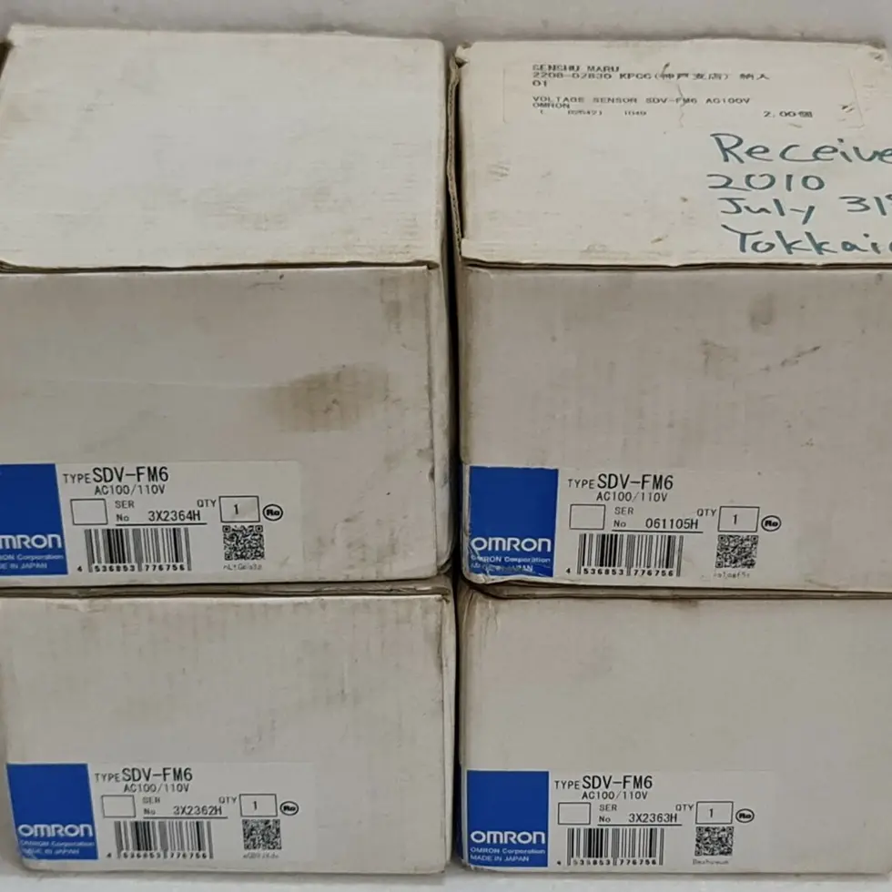 Omron SDV-FM6 Voltage Sensor 100/110VAC Overvoltage / Undervoltage Monitoring Relay