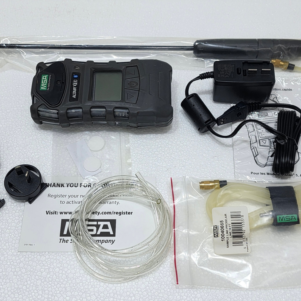 MSA ALTAIR 5X Multigas Detector Kit, Bluetooth, Monochrome Display, Probe, (LEL, O2, CO, H2S)
