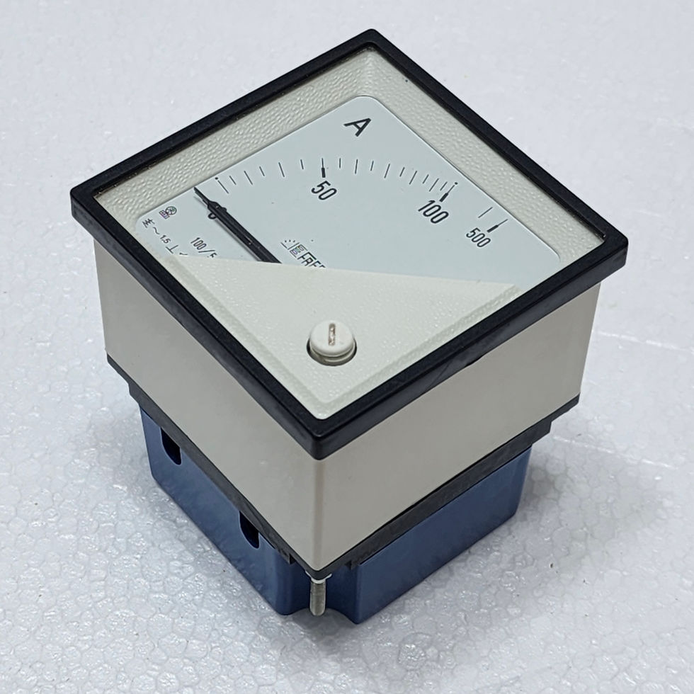 Versatile Marine FRER F72EAX100C05, Analog Ammeter 100/5A with 90° scale, compact 72x72 mm size.