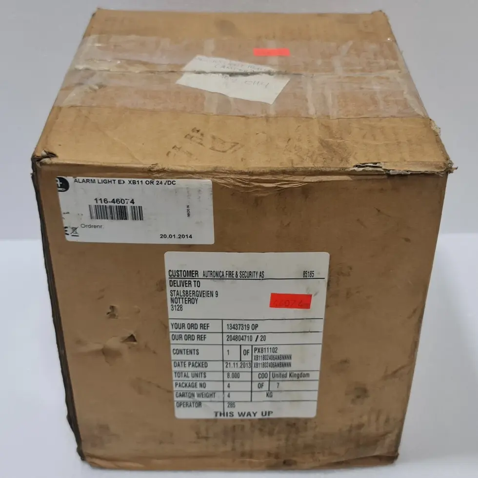 Eaton MEDC XB11 Explosion Proof Xenon Strobe, Amber, 24VDC XB11B02406ANBNNNN PX 811102 PX811102